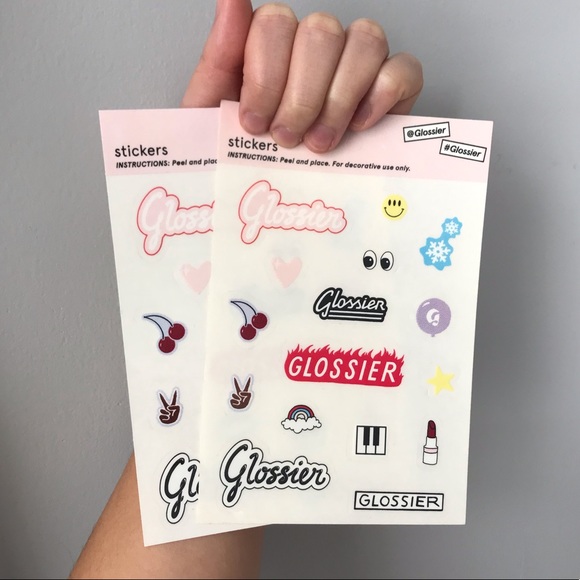 glossy sticker sheet